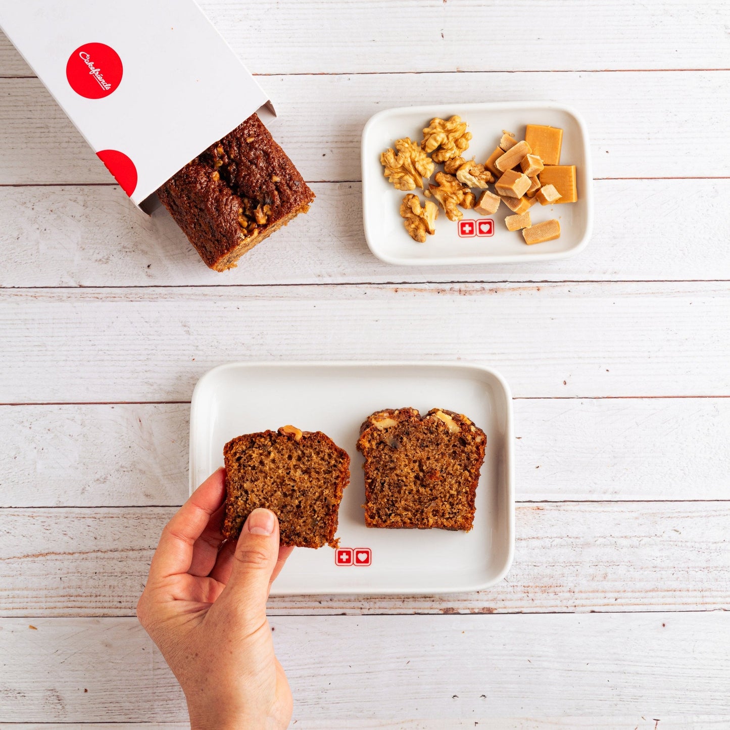 Caramel Baumnuss Kuchen