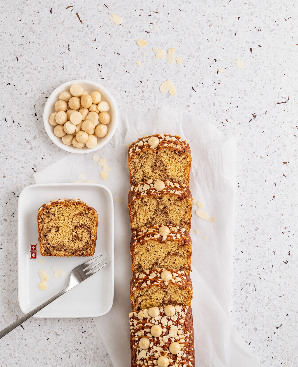 Miso Salted Caramel Macadamia Cake (Alles Gute)